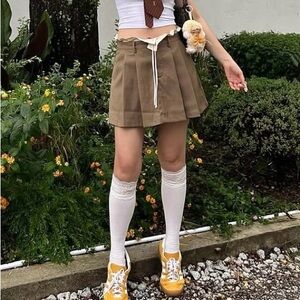 Pazzo mini skirt khaki